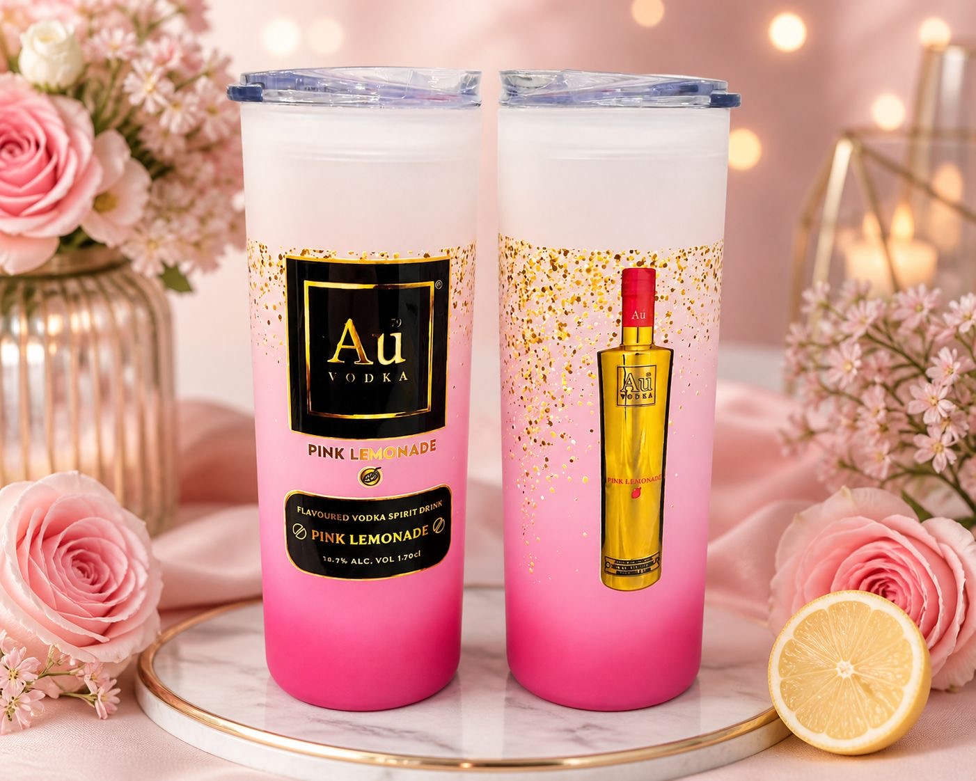 Frosted Glass Tumbler