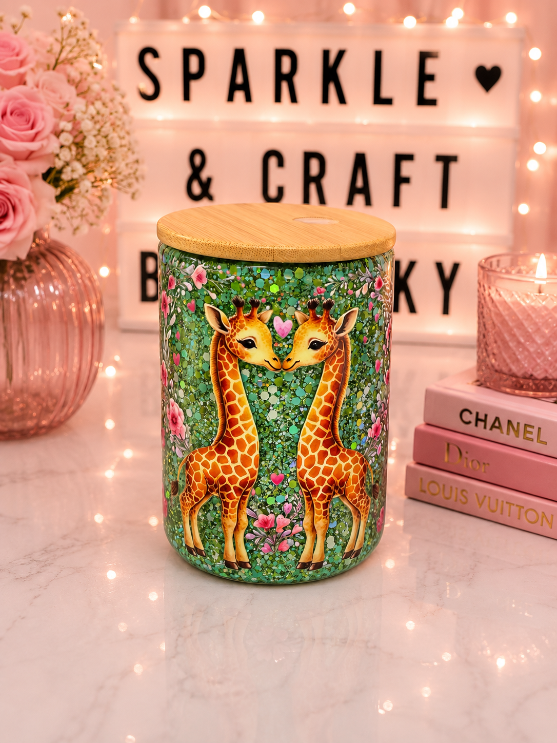 Glass Snowglobe Mug