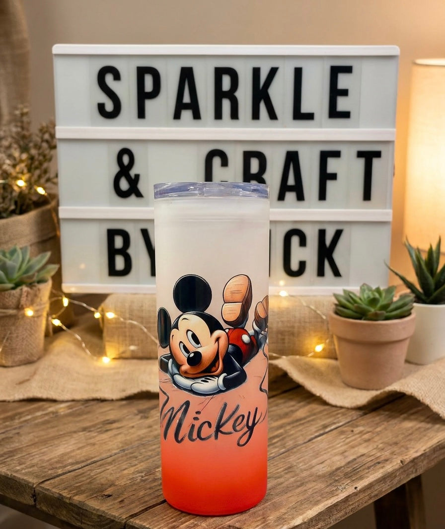 Frosted Glass Tumbler