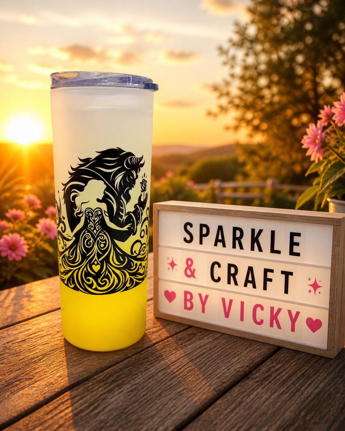 Frosted Glass Tumbler