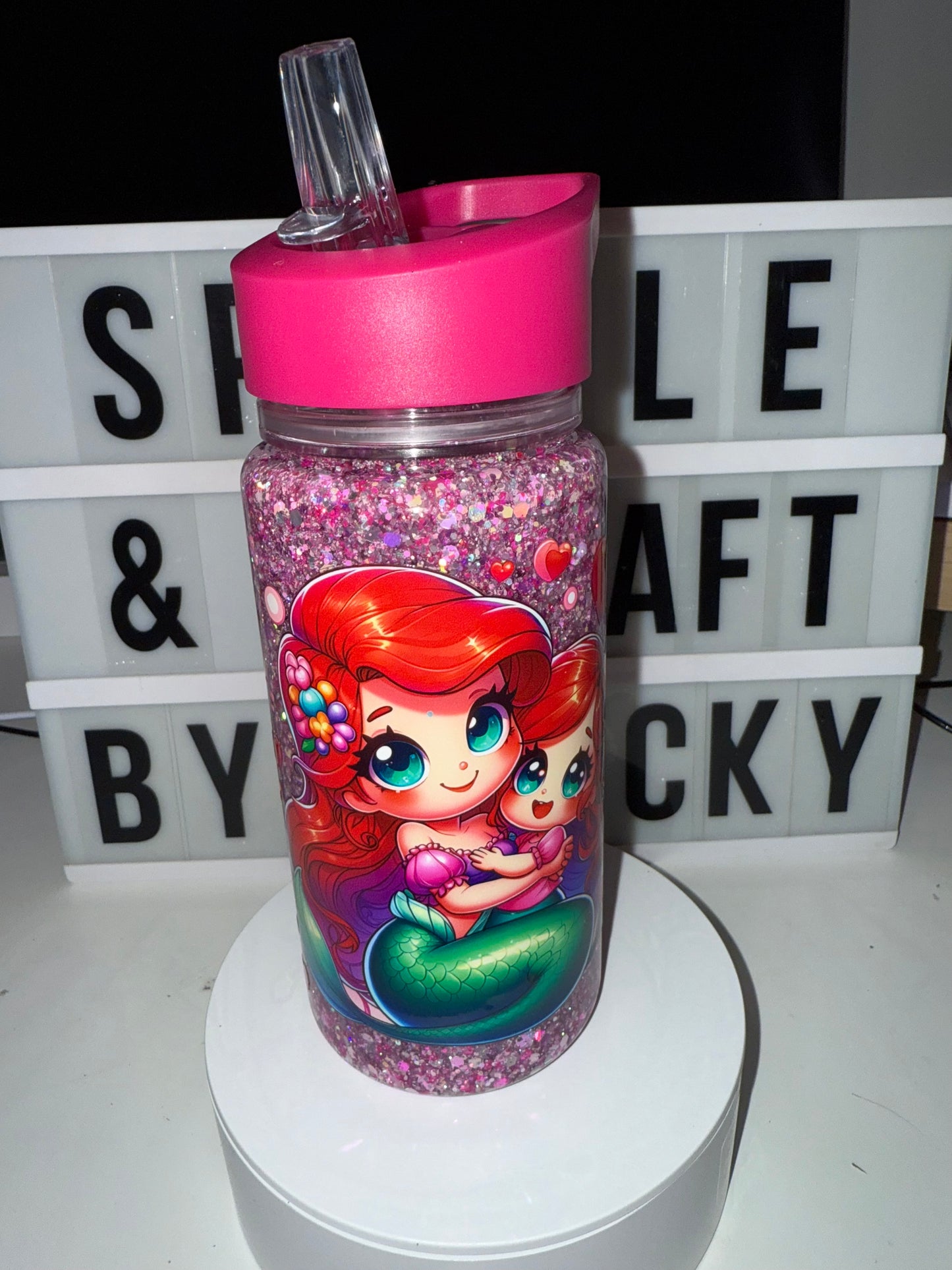 10oz Kids Snowglobe Bottle - 2 for £30