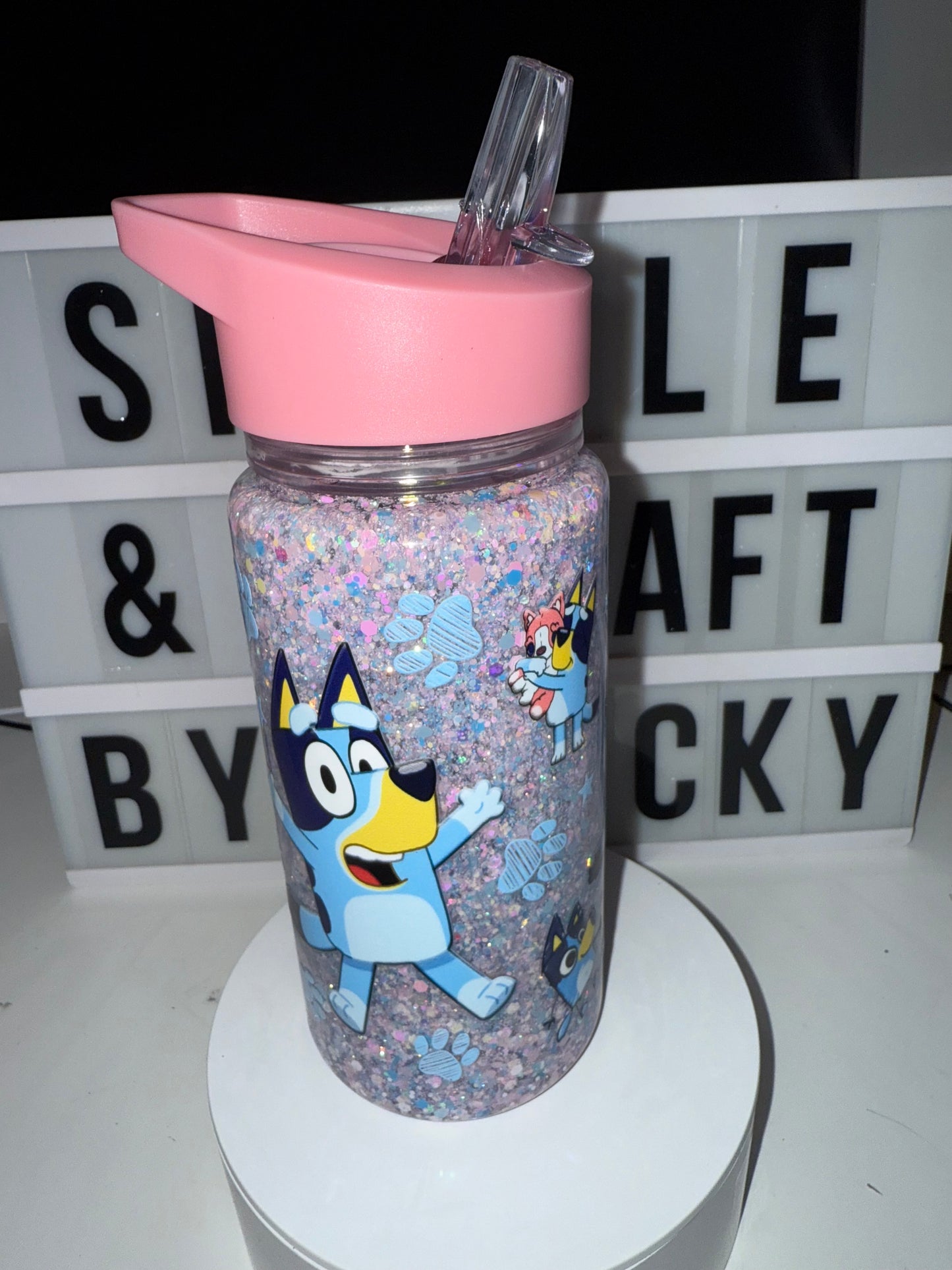 10oz Kids Snowglobe Bottle - 2 for £30