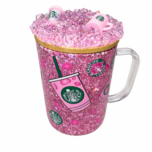 Glass Snowglobe Mug