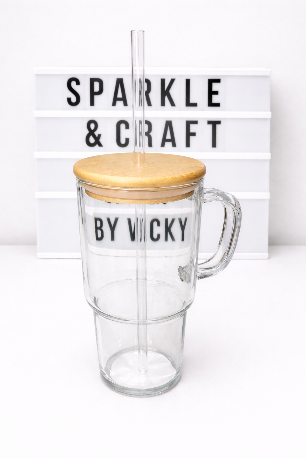 Glass 800ml Single Walled Tumbler