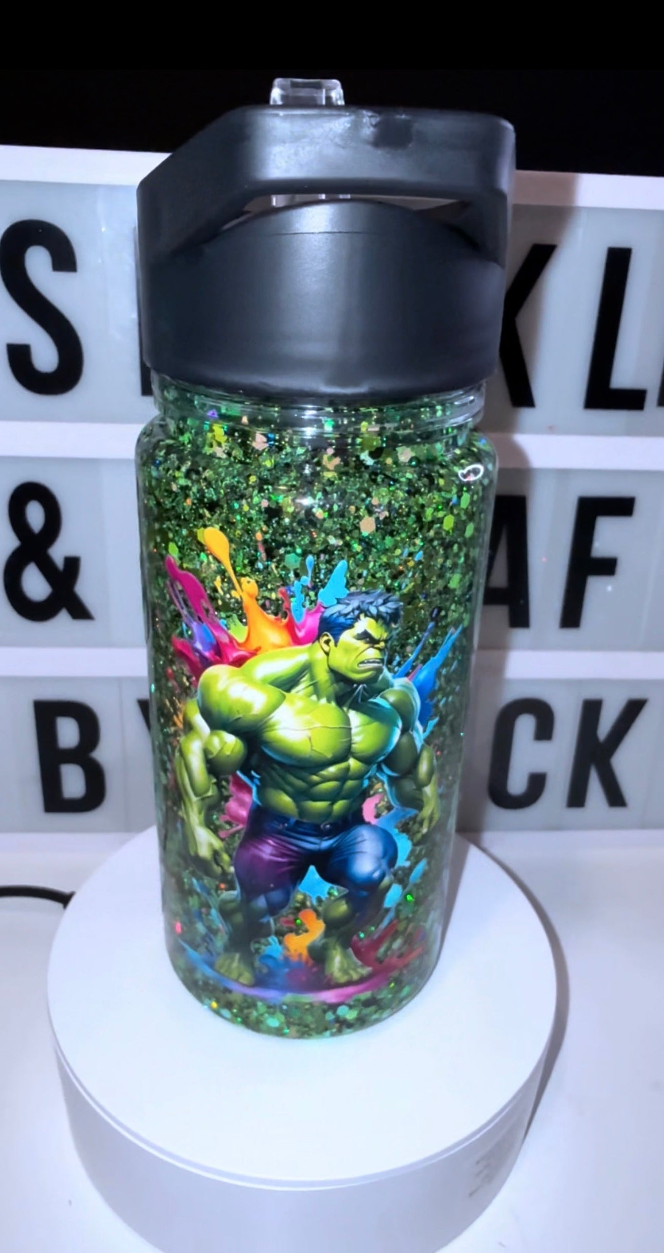 10oz Kids Snowglobe Bottle - 2 for £30