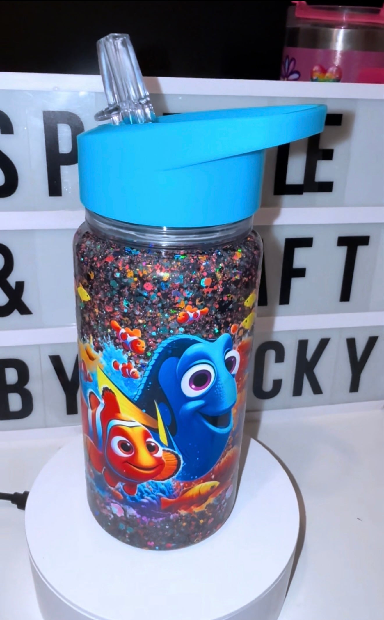 10oz Kids Snowglobe Bottle - 2 for £30